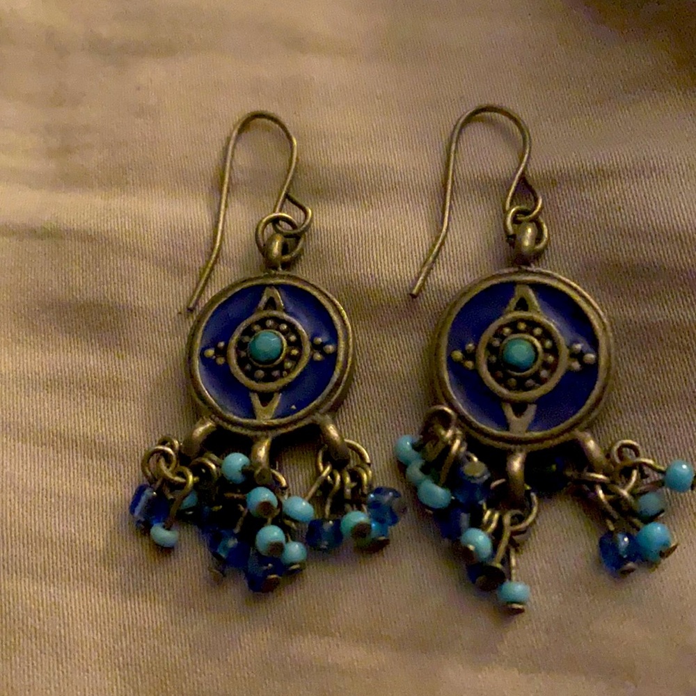 Antique turquoise earrings